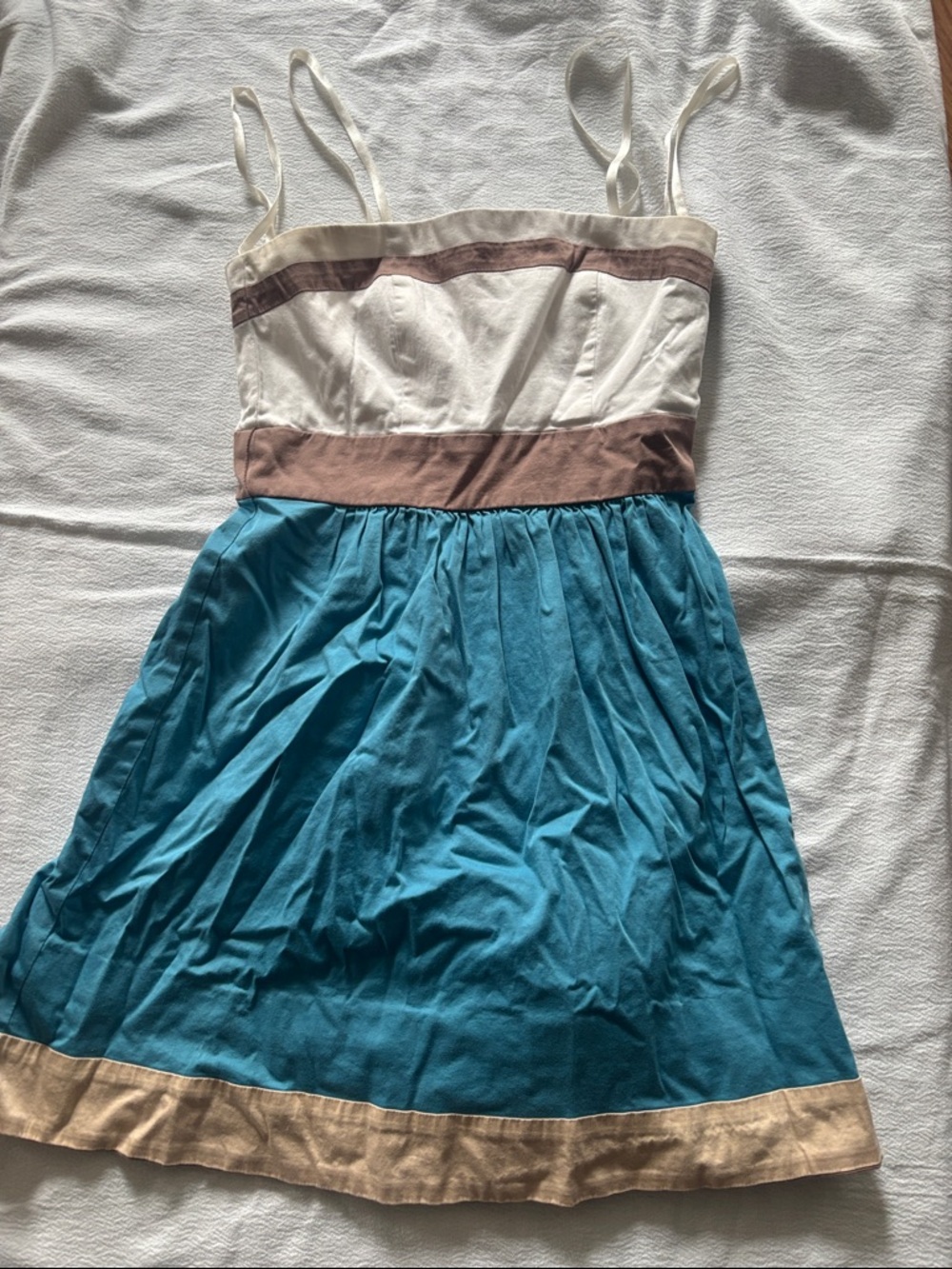 BCBG White Strapless Dress Bodice